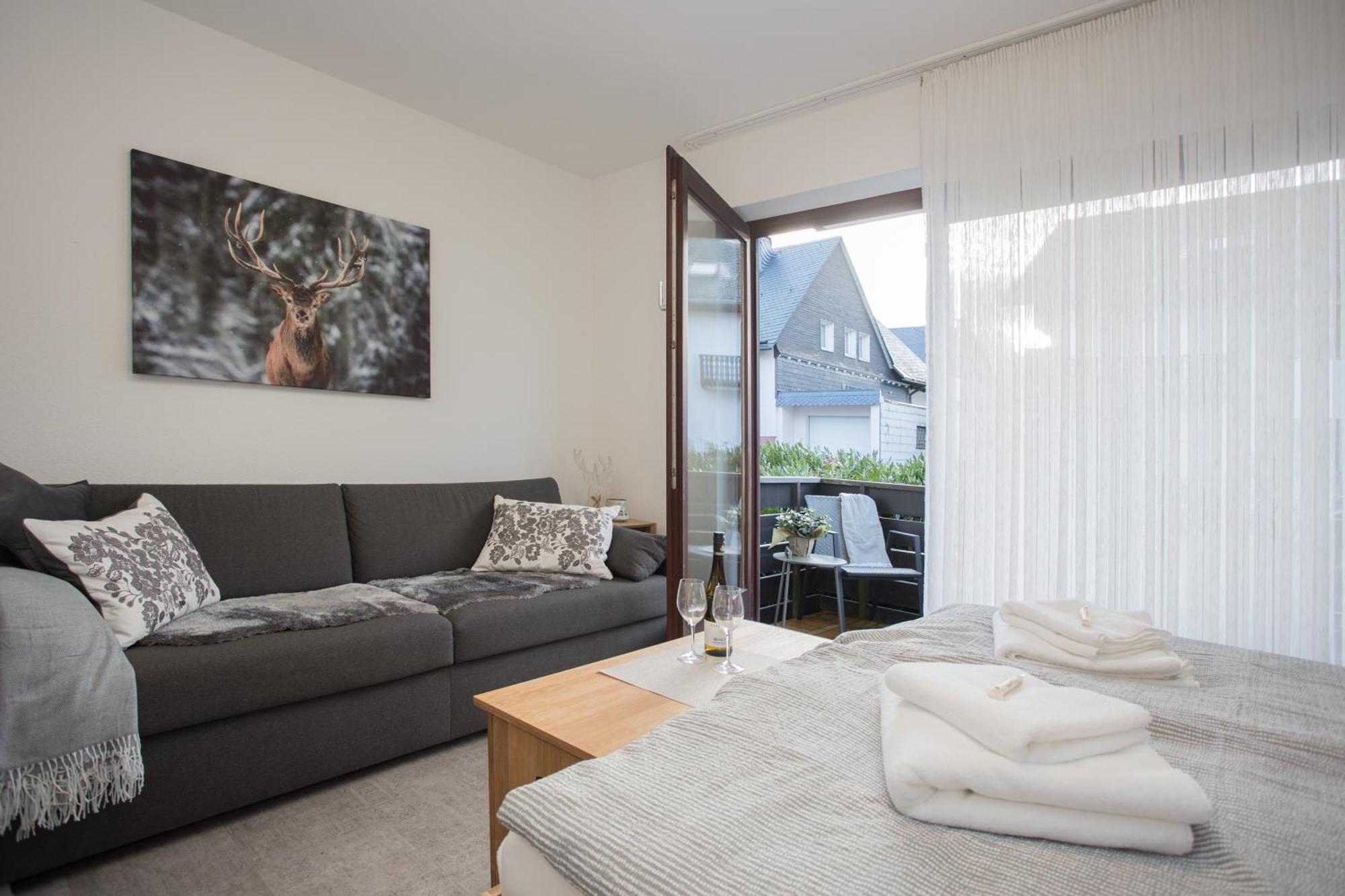 Deluxe Studio - City Center - 5 Min To Slopes - Am Kurpark - Free Parking Winterberg Esterno foto
